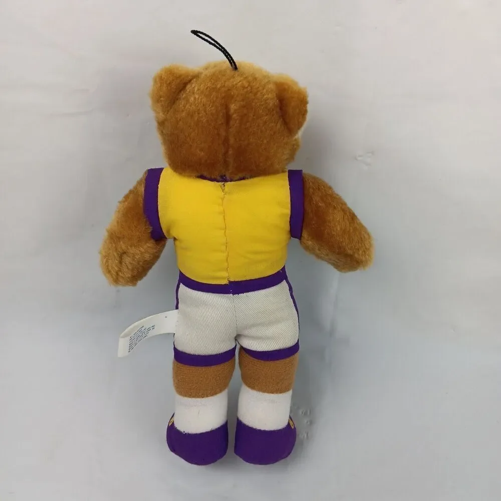 NBA LA Lakers Bear Mascot Good Stuff Plush Official Licensed Vintage 1993
